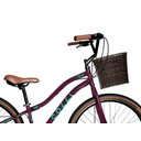 Ver imagem 2 de Bicicleta Viena Aro 29 Freio Disco 21v com Cestão Colli Cor Bronze Tamanho do Quadro 17 Roxo