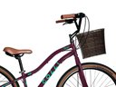 Ver imagem 2 de Bicicleta Viena Aro 29 Freio Disco 21v com Cestão Colli Cor Bronze Tamanho do Quadro 17 Roxo