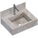 Ver imagem 2 de Bancada Suspensa em Porcelanato Napoles Bege 60cm - P103389 - Cozimax Bancada em Porcelanato Napoles