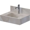 Ver imagem 3 de Bancada Suspensa em Porcelanato Napoles Bege 60cm - P103389 - Cozimax Bancada em Porcelanato Napoles