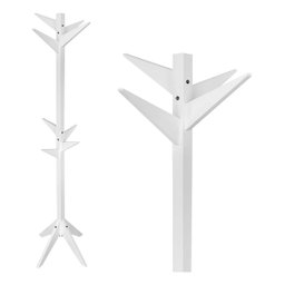 Cabideiro Infantil Reticulado Mancebo Madeira de Pé e Arara Resion Cabideiro Reticulado Branco - 1