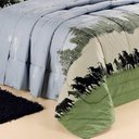 Ver imagem 2 de Kit Cobre Leito Colcha Encatare Queen 3 Peças Percal 200 Fios 100% Algodão - Texas Cavalo