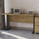 Ver imagem 3 de Mesa Escritorio 150 Cm Versatil 1150 Kappesberg Itapua