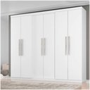 Ver imagem 1 de Guarda Roupa Diamante 6 Portas E Araplac 6000-50 Branco