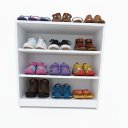 Ver imagem 3 de Balcão Mini Sapateira 100% Mdf Branco Desmontado - Suprema Móveis