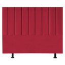 Ver imagem 2 de Cabeceira Estofada Cama Casal Queen Size 160 Cm Taís Suede Vermelho