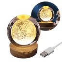 Ver imagem 1 de Luminaria de Mesa Globo de Cristal 3d Led Wari Sortidas- Grande
