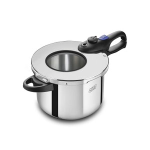 Panela de Pressão em Aço Inox 6l com Visor Gás e Indução Mta 6020