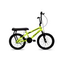 Ver imagem 1 de Bicicleta Colli Montadinha Aro 20 Selim Mobik Bagageiro Cor Amarelo Neon Tamanho do Quadro 12 Amarel