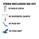Ver imagem 6 de Rolo Pele de Carneiro 23cm + Suporte Garfo 23cm + Pad 90° + Pad para Pintura 360°