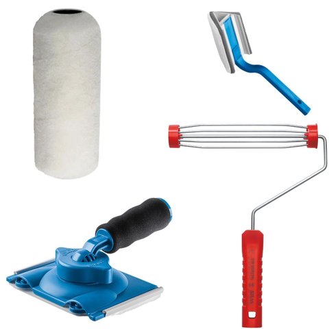 Rolo Pele de Carneiro 23cm + Suporte Garfo 23cm + Pad 90° + Pad para Pintura 360°