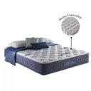 Ver imagem 2 de Colchão King Anjos do Brasil Size com Molas Ensacadas e Espuma Visco Gel Blue Sea 193x203x31