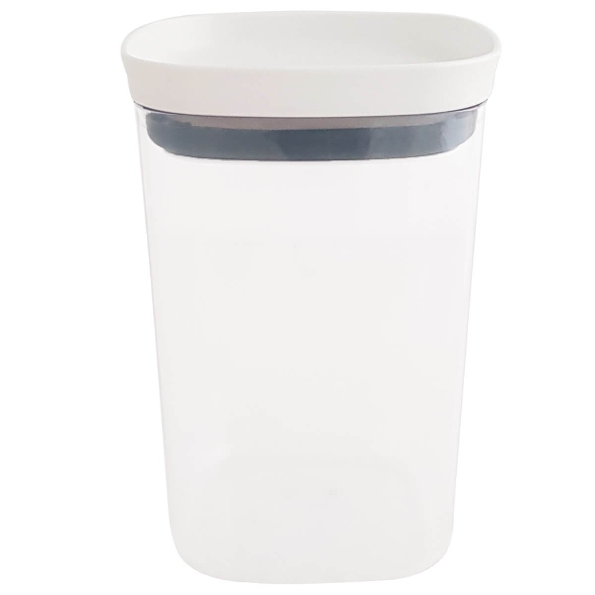 Kit 4 Potes Grandes Plásticos com Tampa Hermética Block 1 Litro ou Branco - 7