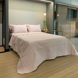 Kit Cobre Leito Casal Linenn com Porta Travesseiro 3 Peças Appel - 3