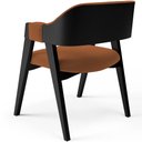 Ver imagem 7 de Kit 4 Cadeiras Sala de Jantar Estar Living Estofada Suran L02 Preto Bouclê Terracota - Lyam Decor