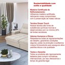 Ver imagem 7 de Sofá Dallas Reclinável e Retrátil Dallas 3 Lugares Veludo Aconchegante Império Areia 162