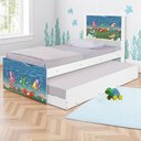 Ver imagem 1 de Bi Cama Juvenil Zap com Cabeceira Fundo do Mar