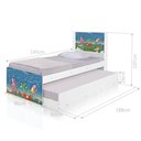 Ver imagem 2 de Bi Cama Juvenil Zap com Cabeceira Fundo do Mar