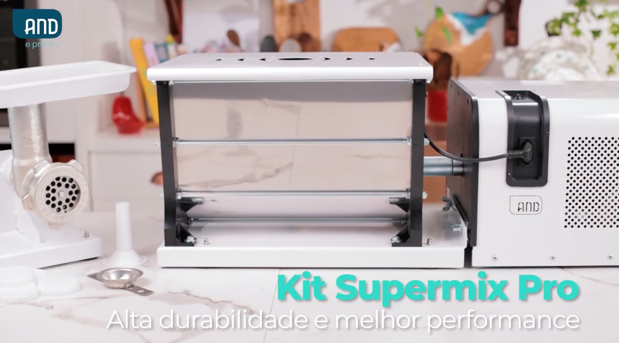 Kit Anodilar Supermix Amassadeira Moedor Laminador Elétrico - 2