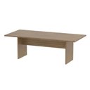 Ver imagem 1 de Mesa de Reunião para Escritório 220x100cm Me4190 Amêndoa