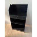 Ver imagem 1 de Balcão Recepção Caixa Preto 60cm 100% Mdf