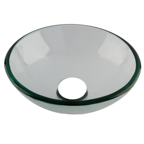 Cuba de Vidro 31cm sem Válvula Morion Astra Transparente
