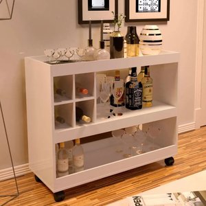Aparador Adega Bar Jb 4050 Luxo Cor Perola - Comprar Moveis em Casa