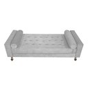 Ver imagem 3 de Recamier Baú Félix Solteiro 140 cm Suede - Doce Sonho Móveis ML/R1/FELIX/140/B/S Cinza