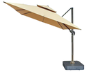 Ver imagem 1 de Ombrelone Cloud 2,5x2,5m com Base - Marrom