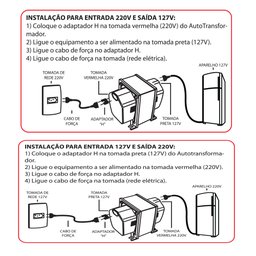 Autotransformador 7000VA Borne 110V/220V - 4