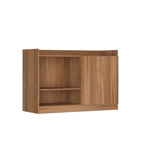 Balcão Forno/microondas 2 Portas 1 Prateleira 2 Nichos 120cm Montana B060