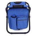 Ver imagem 1 de Cadeira Mochila Banqueta Bolsa Termica 2 em 1 Multiuso Banco Portatil