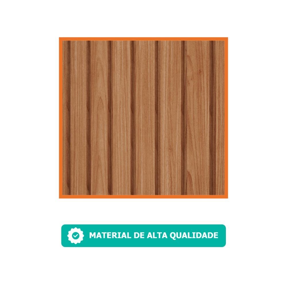 Placa De Painel Ripado 100% Mdf 117X61,1Cm Flex Mgm Freijo | MadeiraMadeira