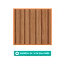 Ver imagem 4 de Placa De Painel Ripado 100% Mdf 117X61,1Cm Flex Mgm Freijo