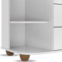 Ver mais imagens de Cômoda Infantil com Cantoneira e 4 Gavetas 100% Mdf New Lorena Branco - Phoenix Phoenix Baby