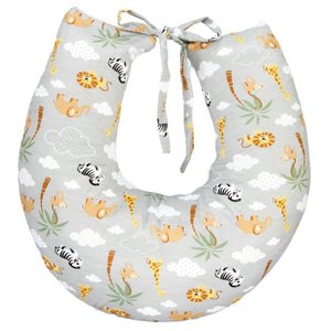 Capa de Almofada Amamentação Mt - Safari Cinza