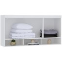 Ver imagem 2 de Armário Aéreo Ponte Modulado 165cm Taiga Branco/cinnamon L01 - Mpozenato