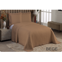 Ver imagem 1 de Cobre Leito Casal 3 Peças Percal Monte Rei:bege