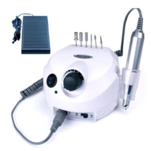 Lixa Elétrica para Manicure Nail Drill 30.000rpm Branco