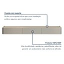 Ver mais imagens de Nicho Union 180 cm 3 Gavetas com LED Off White Mavaular