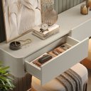 Ver imagem 6 de Nicho Union 180 cm 3 Gavetas com LED Off White Mavaular