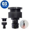 Bico Para Torneira Engate Rápido Com Conxeão Para Torneira de 3/4" + Redução Para 1/2" | Utilimix | - 4