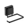 Suporte Porta Papel Higiênico de Parede com Ventosa 12,5 Cm Preto Fosco Alta Resistencia - 3