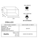 Ver imagem 5 de Balcao para Pia 3 Portas 1 Gaveta 120 cm Lorena AJL:Cinza