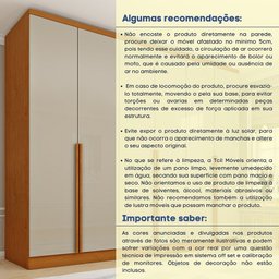 Guarda Roupa Casal 6 Portas 4 Gavetas Cataguases Tcil - 14