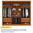 Ver imagem 7 de Guarda Roupa Casal 6 Portas 4 Gavetas Cataguases Tcil