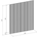 Ver mais imagens de Painel Ripado 1.8 para Tv até 75 com 2,50 X 1,80 Emily-nature Fosco - Edecasamoveis