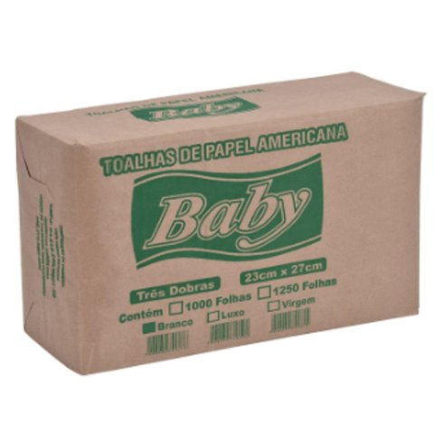 Papel Int/bco 3d 23x26,5 Baby com 1000