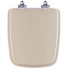 Assento Sanitario Fechamento Lento Boss Champagne Bege Fosco Para Louça Incepa - 1