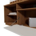 Ver imagem 5 de Estante Home Theater Diamantina Amêndoa/Off White para TV até 60” - Mobler